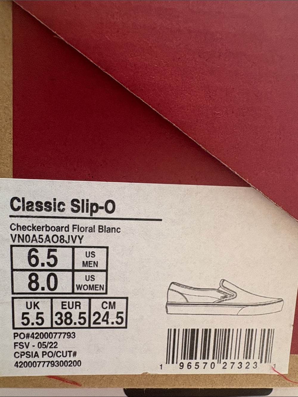 Vans Classic Slip-On Blanc Women’s Shoes - White - Picture 5 of 5
